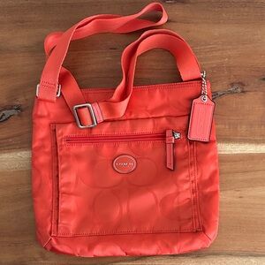 Coach Vibrant Orange Crossbody Bag